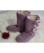 Ugg Girls Winter Boots Sz 1 Lavender Dusk - $14.84
