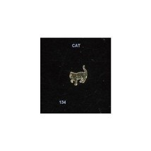 24K gp Nail CHARM Top Nail Art Gold Decoration  CAT - £4.55 GBP