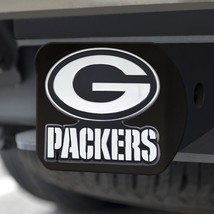 Green Bay Packers Hitch Cover Chrome Emblem on Black - Special Order - $1,071.61 MXN