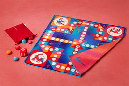 Nike Year Of The Dragon Aeroplane Chess Floormat / Blanket Set With Pouch New - £51.85 GBP