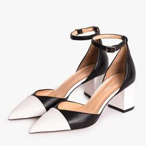 The Noella Black Leather Women Sandal image 2