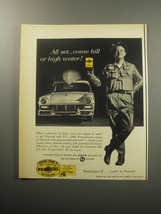1957 Pennzoil Oil Ad - All set.. come hill or high water - £14.78 GBP