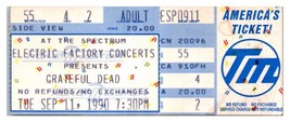 Grateful Dead Concert Ticket Stub September 11 1990 Philadelphia Pennsyl... - £43.56 GBP