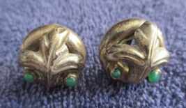 Vintage Mexico Silver Screw Back Earrings - £19.61 GBP