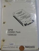 TEKTRONIX TEK GPIB COMMPACK 1200 C02 OPERATORS MANUAL NEW IN PLASTIC - $278.01 MXN