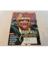 RARE... NFL Insider Brett Favre Green Bay Packers Magazine February Marc... - £23.59 GBP