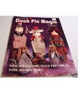 Duck Pin Magic Jan Dumcum Fabric Craft Instructions Dolls Toys Rabbit Un... - £6.72 GBP