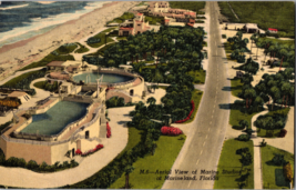 Aerial View Marine Studios Marineland Florida Linen Postcard Vintage (A14) - £4.59 GBP