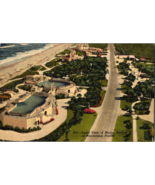 Aerial View Marine Studios Marineland Florida Linen Postcard Vintage (A14) - £4.61 GBP