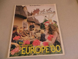 NY Times Travel Magazine Your Invitation to Europe March 1980 NF - £11.98 GBP