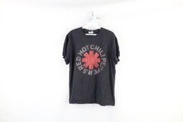 Vintage Y2K 2009 Mens Medium Faded Spell Out Red Hot Chili Peppers Band T-Shirt - £39.18 GBP