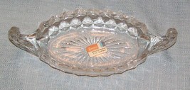 Vintage Fostoria AMERICAN Cube Cubist Condiment Relish Dish / Boat - 8 1... - $8.95