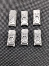 (6) WWII Micro Armour Tank Bases Metal Miniature Bits 1/285 Scale - €7,79 EUR