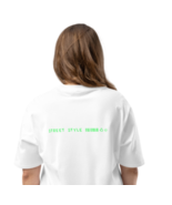 Oversized Heavyweight T-Shirt – Aliveness Back Print (White) - $89.38 CAD