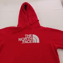 The North Face Men’s Size Large Red Cotton Blend Pullover Hoodie Sweatshirt Logo image 12