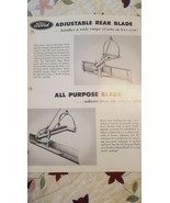 Vintage 1956 Ford Adjustable Rear Blade Sales Sheet/Flyer - €5,13 EUR