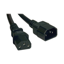 TRIPP LITE P004-002 2FT COMPUTER POWER CORD EXTENSION CABLE C14 TO C13 1... - £20.74 GBP