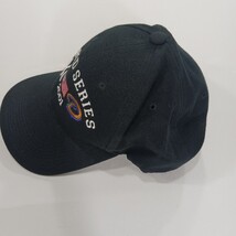 Vintage NY Yankees Black Hat Cap 2001 World Series Wool Blend MLB Back Strap image 11