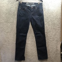 Madewell Women&#39;s Dark Blue Denim Jean Pants Size 29x32 Stretch - $16.00