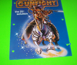 COSMIC GUNFIGHT 1983 ORIGINAL PINBALL MACHINE PROMO SALES FLYER Vintage ... - $24.23