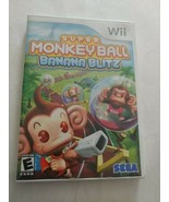 Nintendo Wii Super Monkey Ball Banana Blitz CIB Tested Working complete ... - £3.92 GBP