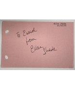 Ellen Shade Signed Autographed 4x6 Signature Page - Opera Legend - £8.30 GBP