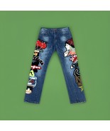 Biepa Jeans Men’s 34 Graphic Design Appliqué Art Urban Fashion Hip Hop - $1,499.57 MXN