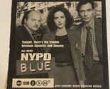 NYPD Blue Tv Guide Print Ad Dennis Franz Jimmy Smits TPA15 - $5.93