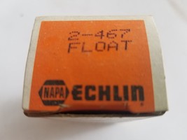 One(1) Napa Echlin 2-467 Carburetor Carb Float - £12.35 GBP