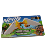 NERF Minecraft Sabrewing Motorized Blaster Bow 8 Darts Clip - £15.57 GBP