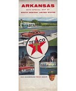 1964 ARKANSAS With Special Map of South Central United States TEXACO Tou... - $204.23 MXN