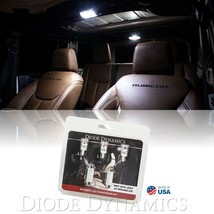 Interior LED License Map Dome Light Stage 1 White Kit For 07-18 Jeep JK Wrangler - £22.37 GBP