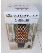 Himalayan Glow Salt Lamp Crystal Pink Salt Nightlight Plug In Air Purifier - £10.79 GBP