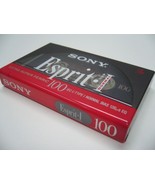 SONY ESPRIT I 100 Super Ferric Blank Audio Cassette Tape NEW! - £36.72 GBP