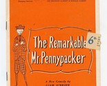 The Remarkable Mr Pennypacker Program New Theatre London England 1953 - $15.84