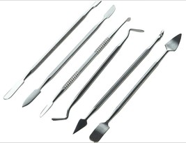 6pc Carving Set: Spatula/Hook/Pick/Spade/Scoop/Combo -Stainless Steel- #34152 - $14.70