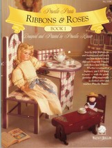 Tole Decorative Painting Ribbons & Roses 1 Priscilla Hauser Doll Furniture Book - £11.00 GBP