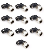5 pcs Push to Connect Air Fittings 1/4 Inch OD Tubing X 1/8&quot; Npt Elbow A... - €13,92 EUR