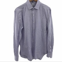 Culturata blue stripe dress shirt size Large 16.5 - $34.74