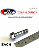 Titanium Lower Subframe Bolt shock absorber 921501711 KAWASAKI KX125 1991, 1992 - £18.53 GBP