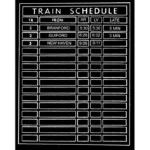 AMERICAN FLYER TRAINS SCHEDULE for 789 PASSENGER STATION - £4.86 GBP