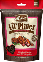 Merrick Lil Plates Bitty Beef Recipe - Small Breed Dog Treats with Real ... - £6.97 GBP+