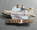 SENTRY AWACS BOEING E-3 RADAR TACTICAL AIRCRAFT LAPEL PIN BADGE 1.7 inches - $5.74