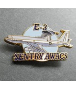 SENTRY AWACS BOEING E-3 RADAR TACTICAL AIRCRAFT LAPEL PIN BADGE 1.7 inches - $5.74