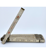 Vintage KOKFFMAN RULE CO 72 Inch Folding Wooden Ruler No 60 - £22.17 GBP