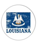 Louisiana : Gift Coaster Flag Distressed Souvenir State USA Christmas Co... - $92.83 MXN