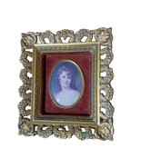 VTG Framed Unknown Girl Portrait by Antonio Allessandria A Cameo Creatio... - $12.16