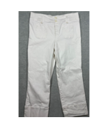 Pilcro &amp; The Letterpress Anthropologie Womens Pants Sz 28 White Denim - $21.67