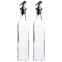 2-Pack Olive Oil And Vinegar Dispenser Set For Kitchen Restaurant 17Oz/500Ml - £19.42 GBP