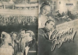 Youth of Choplin Movie Brochure Vintage 1952 German Ford - £9.16 GBP